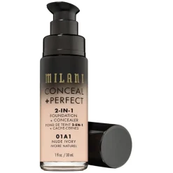 Conceal + Perfect 2-In-1 Foundation + Concealer 01A1 Nude Ivory 30 ml