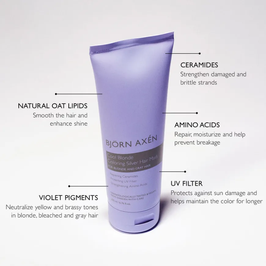 Cool Blonde Coloring Silver Hair Mask 200ml