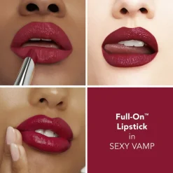 Cosmetics Full On Plumping Lipstick Satin Sexy Vamp 2,5g