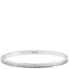 Crystal Bangle Thin Silver