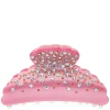 Crystal Hair Claw Large Bubblegum Pink