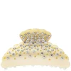 Crystal Hair Claw Large Pale Yellow