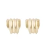 Dakota Big Earring Plain Gold