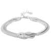 Dakota Bracelet Plain Silver