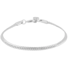 Dakota Small Bracelet Plain Silver