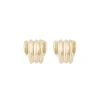 Dakota Small Earring Plain Gold