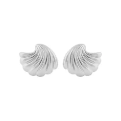 Dakota Twist Small Earring Plain Silver