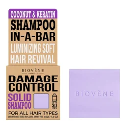 Damage Control Coconut & Keratin Solid Shampoo Bar 40g