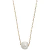 Delicate Pearl Necklace Gold