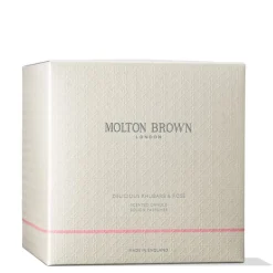 Delicious Rhubarb & Rose Luxury Scented Candle 600g