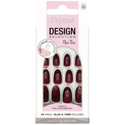 Design Selection Bordeaux Red 24pcs