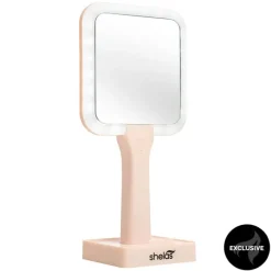 Dobbletsidig Håndholdt speil med lys