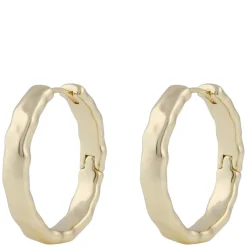 Domino Hoop Earring Gold 20mm
