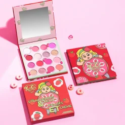 Donut Collection Eyeshadow Palette Strawberries & Cream 12,8g