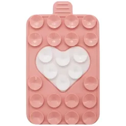 Double Heart Bestie Light Pink White 1pcs