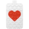 Double Heart Bestie White Red 1pcs