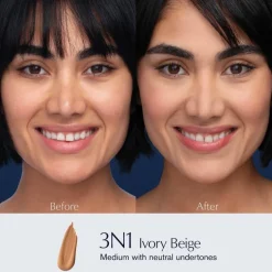 Double Wear Stay-In-Place Matte Powder Foundation 3N1 Ivory Beige 11.0g