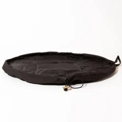 Drawstring Flat Lay Makeup Bag Classic Black