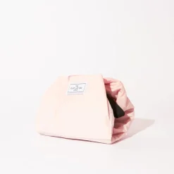 Drawstring Flat Lay Makeup Bag Blush Pink