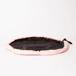 Drawstring Flat Lay Makeup Bag Blush Pink
