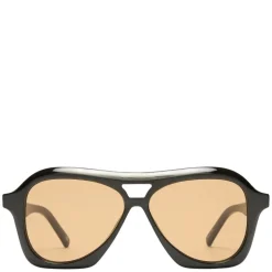 Drizzle Black With Light Brown Mono Lens