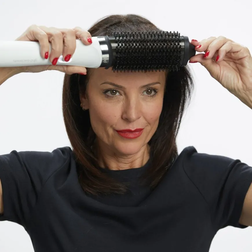 Duet Blow Dry 2 in 1 Hair Dryer Brush White