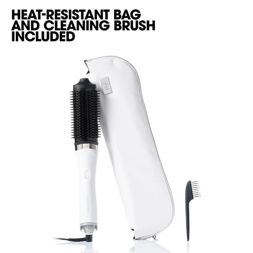 Duet Blow Dry 2 in 1 Hair Dryer Brush White