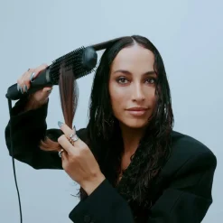 Duet Blow Dry 2 in 1 Hair Dryer Brush Black