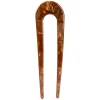 Eco-friendly French Hair Pin Cocoa Brown 1pcs