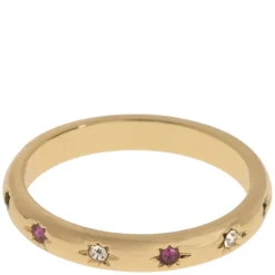 Elin Colorful Crystals Ring