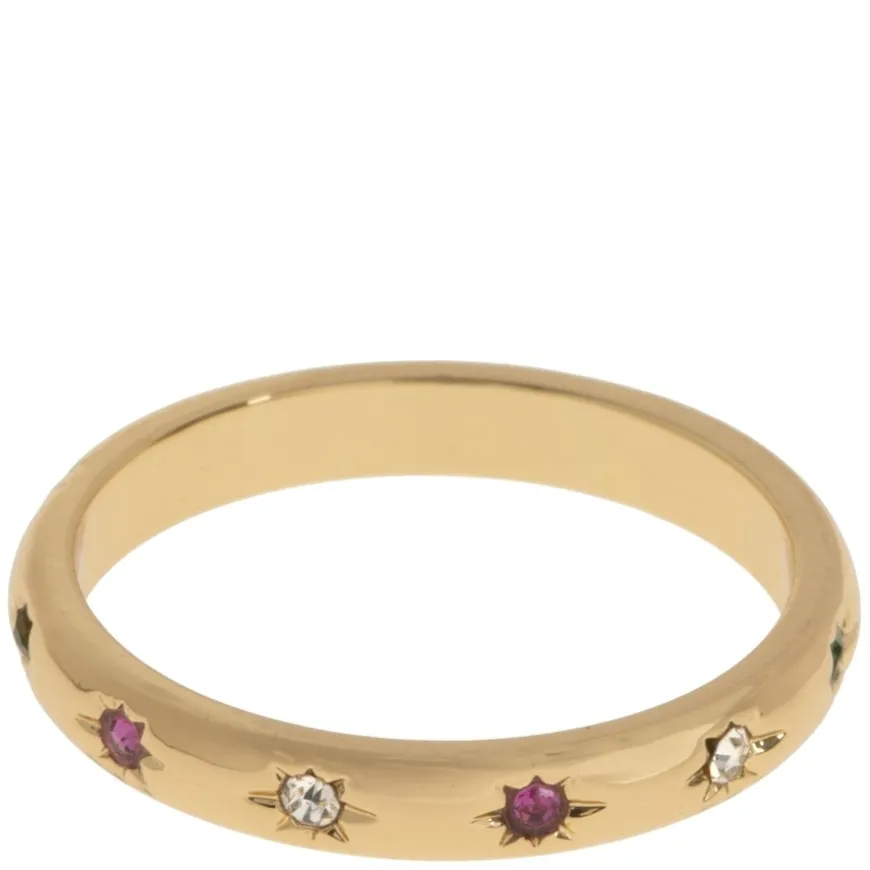 Elin Colorful Crystals Ring