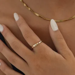 Elin Colorful Crystals Ring