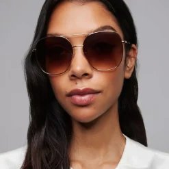 Ella Gold Sunglasses Strength 1.0 +