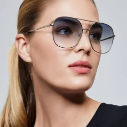 Ella Silver Sunglasses Strength 3.0 +