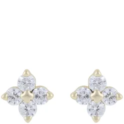 Envy Small Earring Gold/Clear Onesize