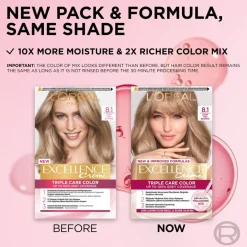 Excellence Creme 8.1 Light Ash Blonde