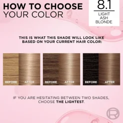 Excellence Creme 8.1 Light Ash Blonde