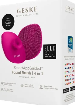 Facial Brush 4 in 1 Magenta