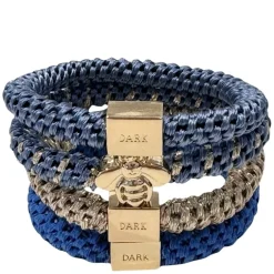 Fat Hair Ties Combo Blue Mix 4pcs