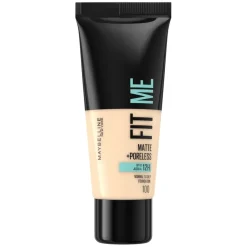 Fit Me Matte + Poreless Foundation 100 Warm Ivory 30ml
