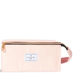 Flat Lay Makeup Box Bag Blush Pink
