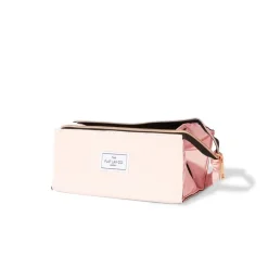 Flat Lay Makeup Box Bag Blush Pink