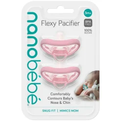 Flexy Pacifier Pink 3m+ 2pcs