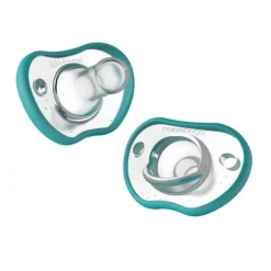 Flexy Pacifier Turquoise 0-3m 2pcs