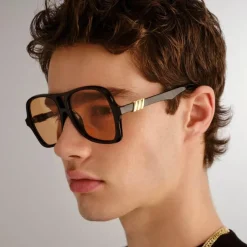 Fortune Teller Black/Mustard Mono Lens