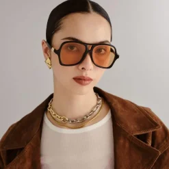 Fortune Teller Black/Mustard Mono Lens