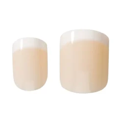 French Look Beige Short Square 24pcs