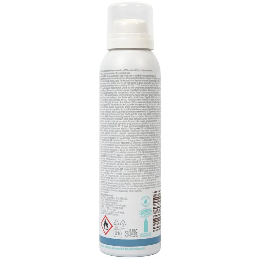 Fresh Mint & Cedarwood Spray Deodorant 125ml