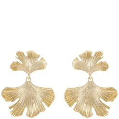 Friday Leaf Earring Gold Onesize
