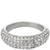 Full Bling Ring Silver Size 1